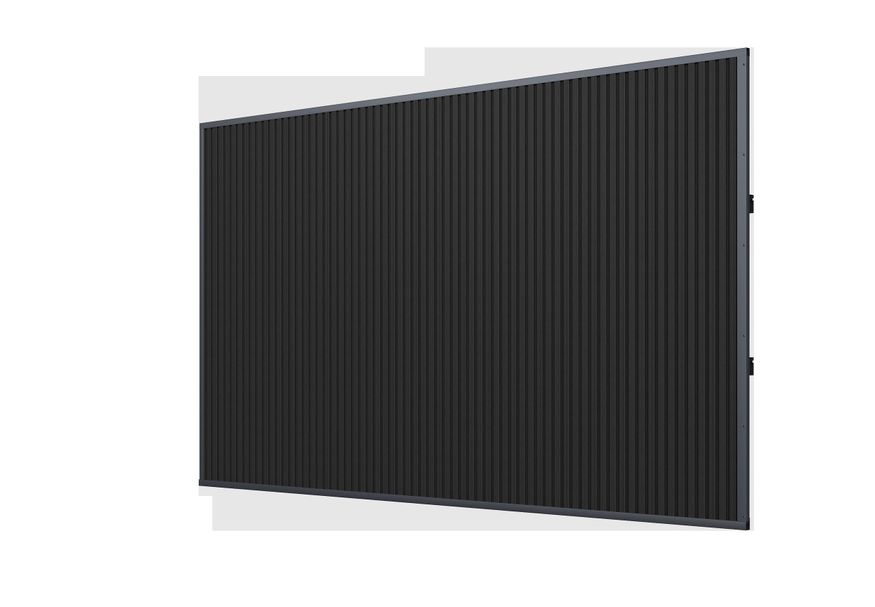 Porchenzo WPC design wand 400 cm - antraciet* Foto van Porchenzo WPC design wand 400 cm - antraciet*