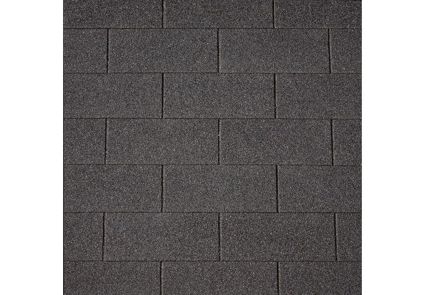 Solid dakshingles recht 3m² - zwart (s577)* Foto van Solid dakshingles recht 3m² - zwart (s577)*