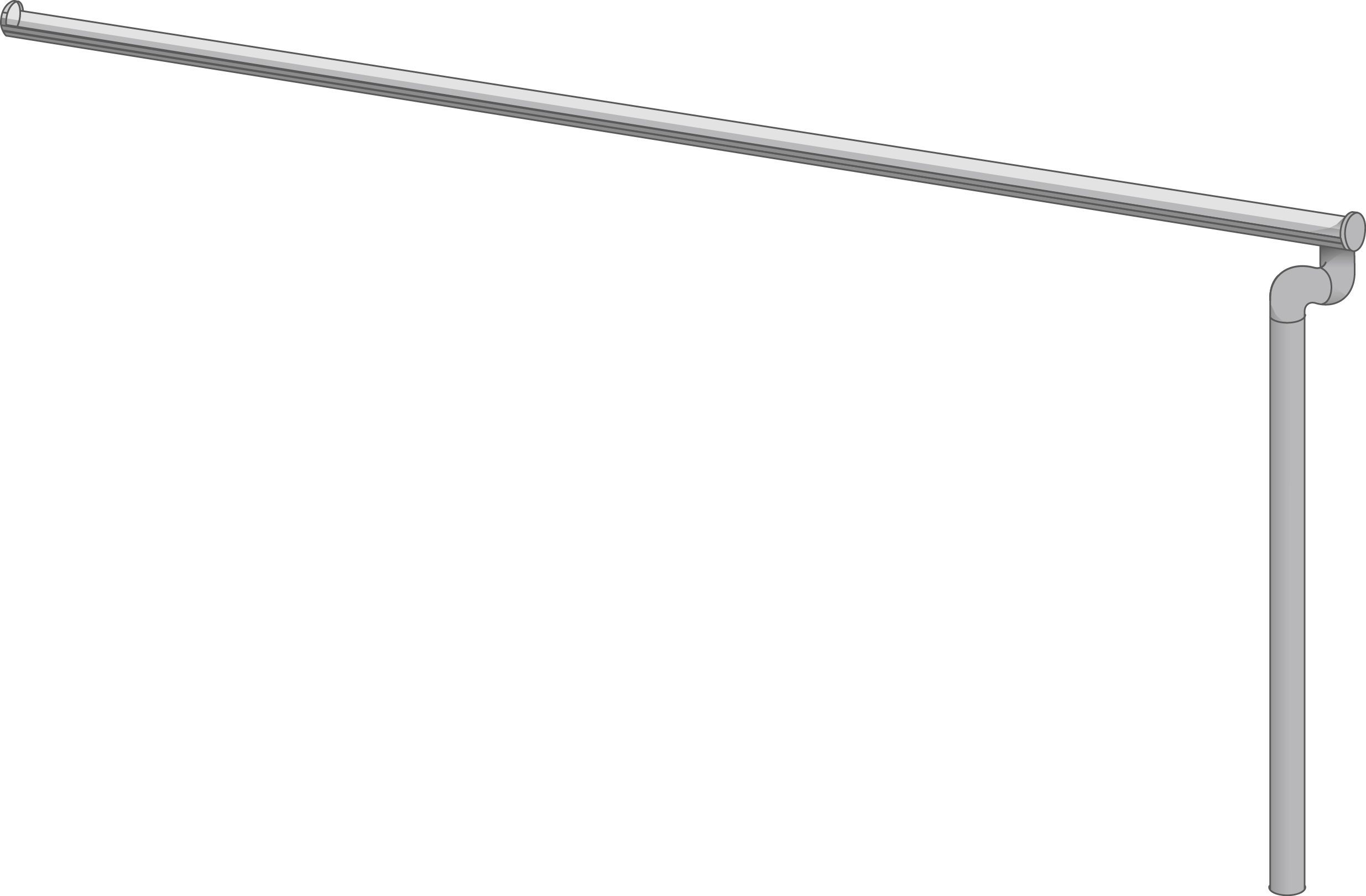 Foto van Solid pvc afvoerset voor carport