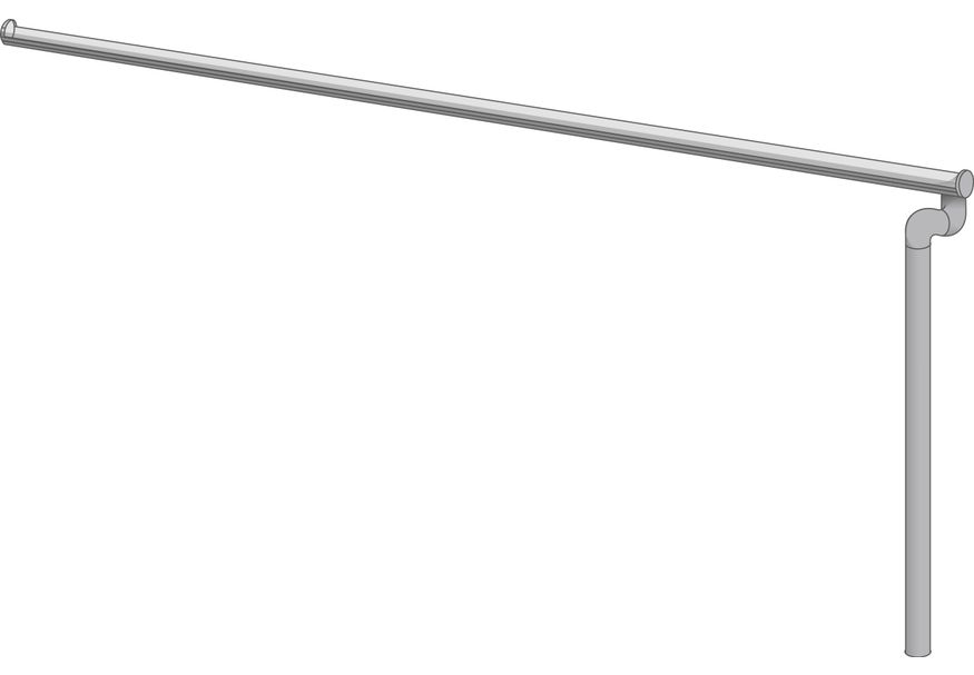 Solid pvc afvoerset voor carport (s5215) Foto van Solid pvc afvoerset voor carport (s5215)