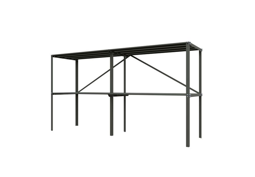 Royal Well Royal Kweektafel vrijstaand groengrijs 90x165x45 cm Foto van Royal Well Royal Kweektafel vrijstaand groengrijs 90x165x45 cm