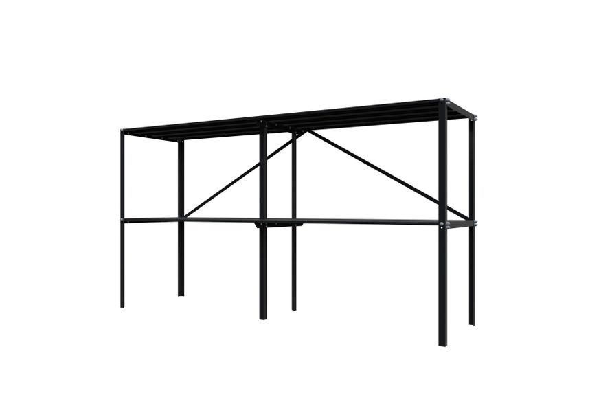 Royal Well Royal Kweektafel vrijstaand zwart 90x165x45 cm Foto van Royal Well Royal Kweektafel vrijstaand zwart 90x165x45 cm