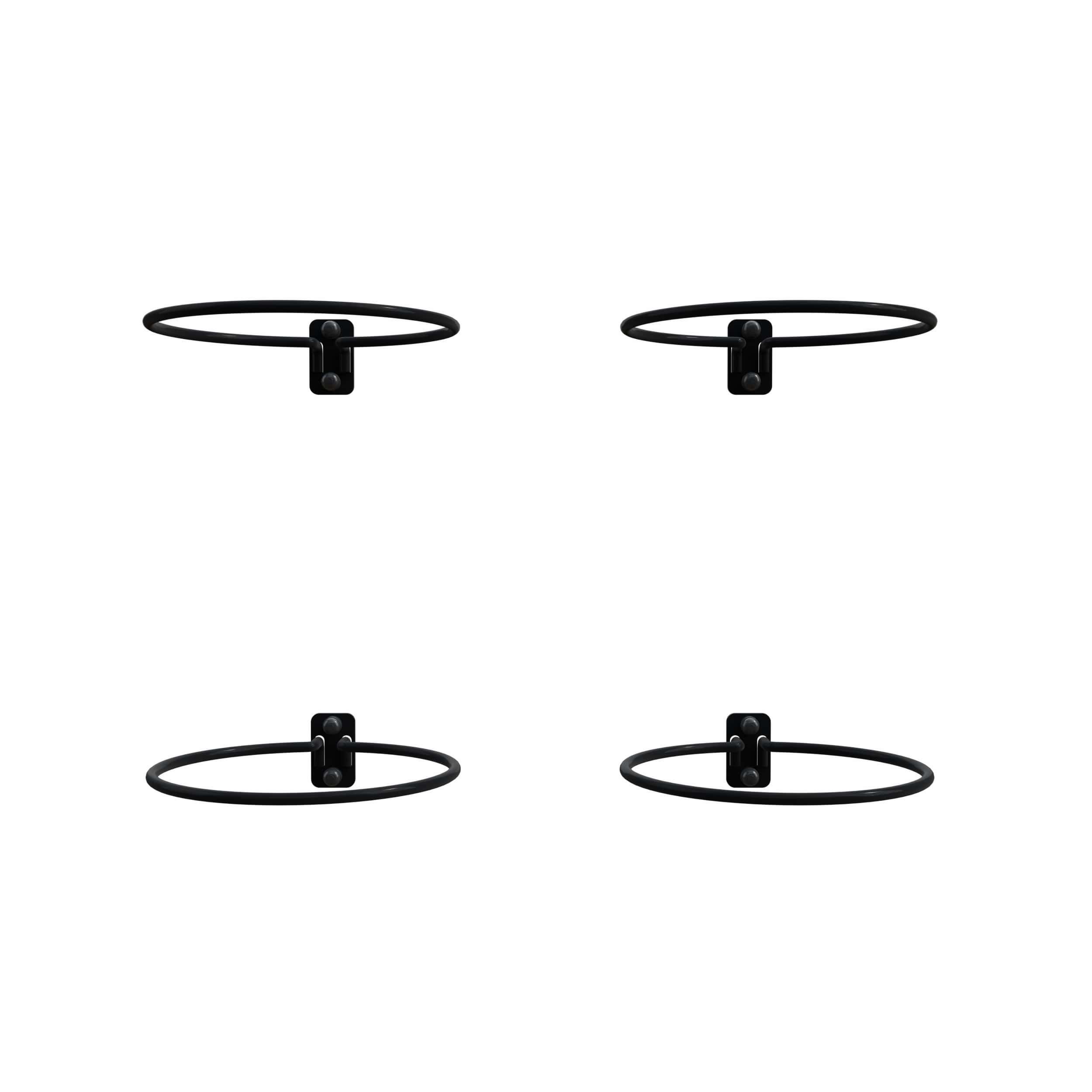 Foto van Royal Well pothouder zwart set (4)