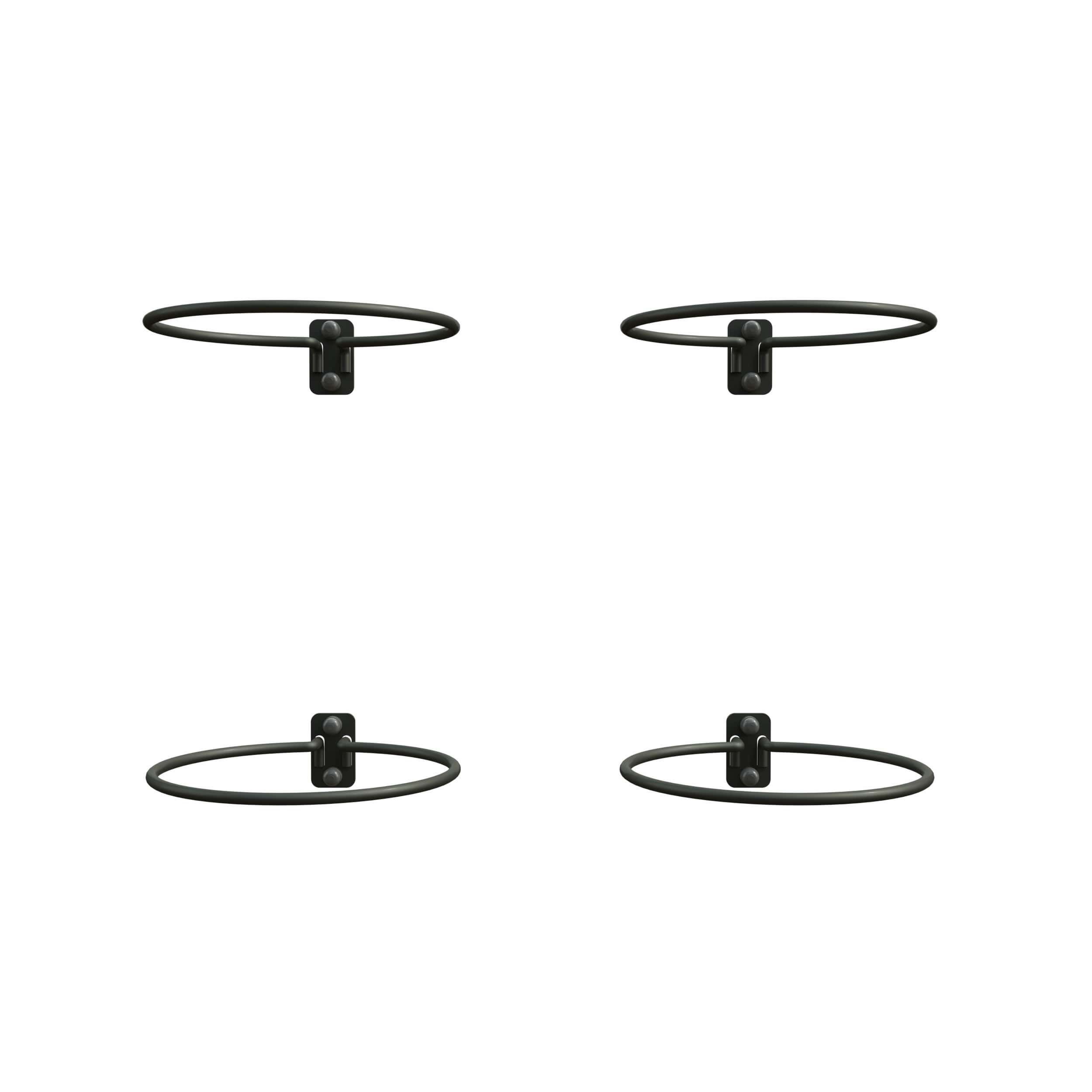 Foto van Royal Well pothouder groengrijs set (4)