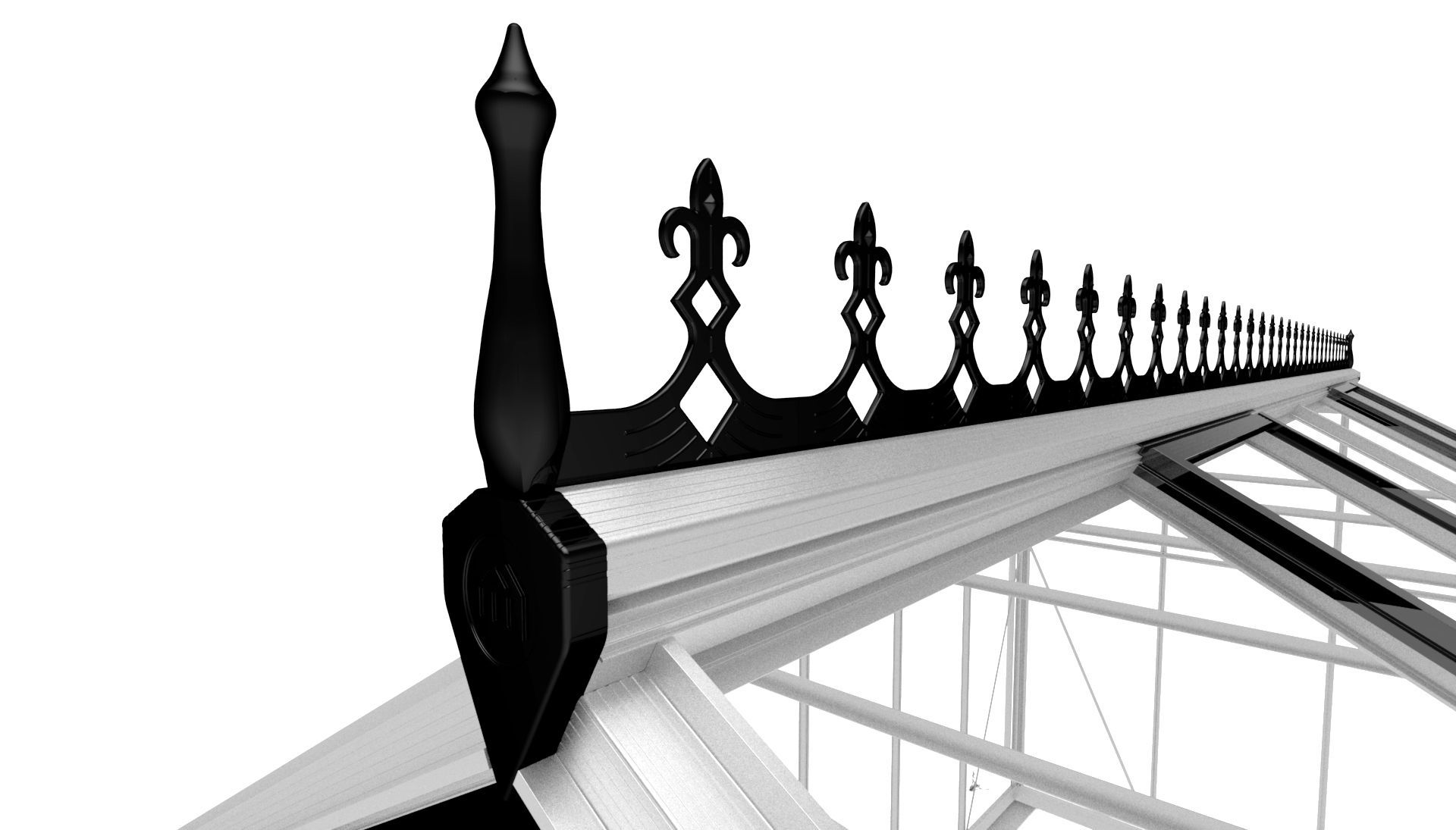 Foto van Royal Well Victoriaanse nok zwart