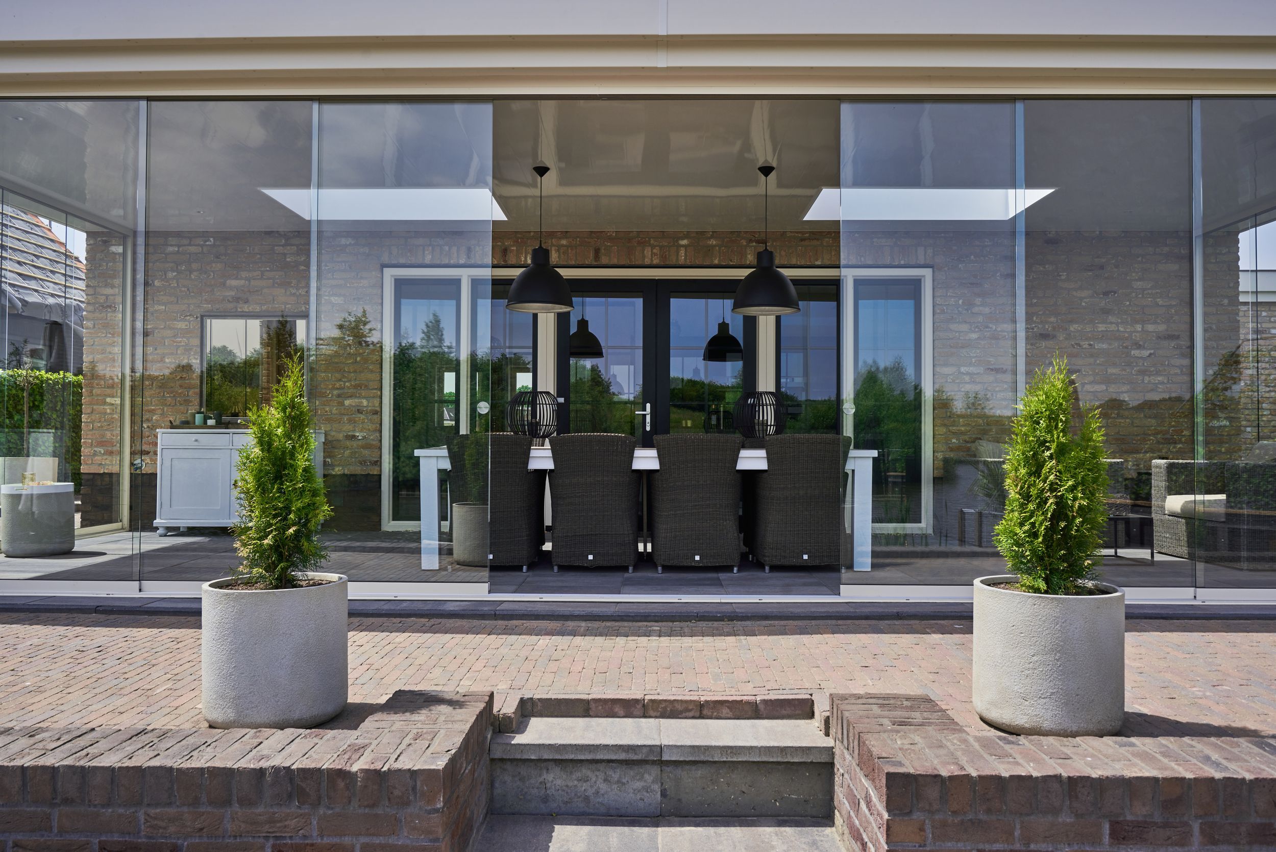 Foto van Azalp glasschuifwand op maat