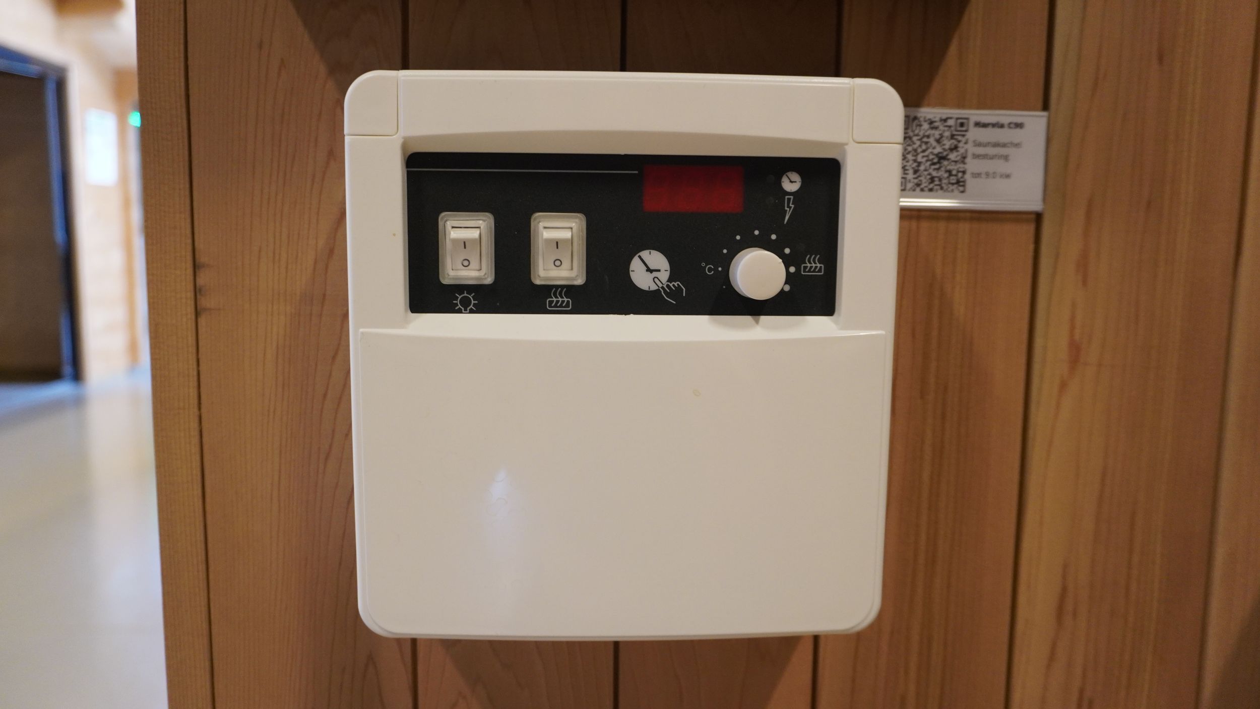 Foto van Harvia C90 saunabesturing - Showroom Model