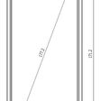 Foto von Azalp Saunatür Glas 67x171 cm (*P)