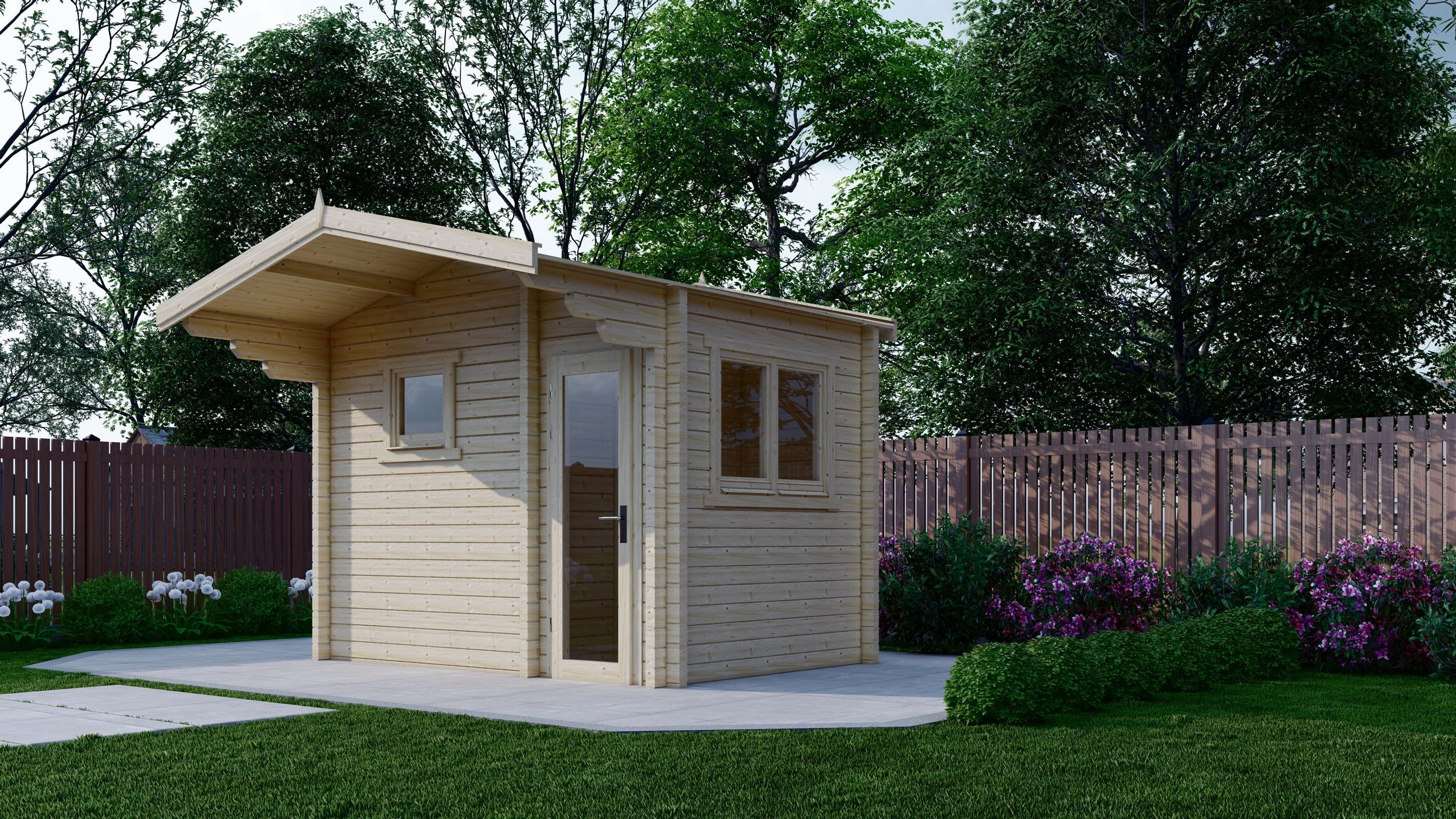 Foto van Interflex buitensauna 3432 S