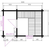 Foto van Interflex 3432 S Buitensauna 70 mm