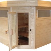 Foto der Azalp Aussensauna op maat