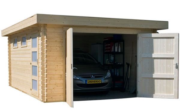 Foto der Azalp Holzern Garage op maat