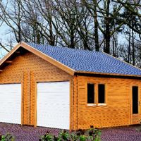 Foto der Azalp Holzern Garage op maat