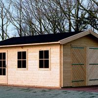 Foto der Azalp Holzern Garage op maat