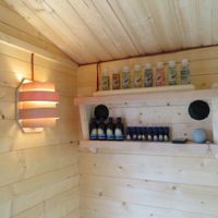 Foto van Azalp Sauna Toebehorenrek