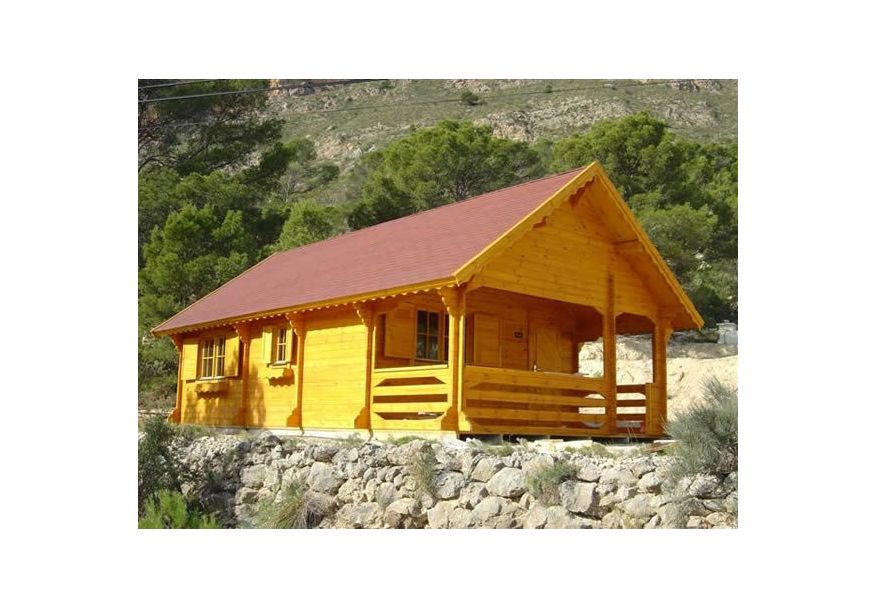 Azalp Andalucia Chalet 681x988 cm, 60 mm Foto van Azalp Andalucia Chalet 681x988 cm, 60 mm