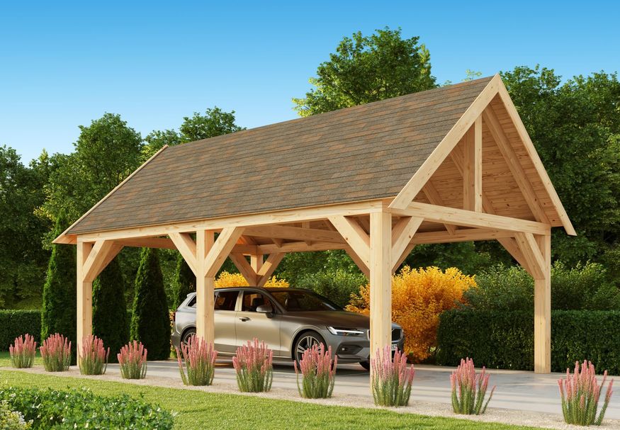Azalp Carport Aaron 540x330 cm Foto von Azalp Carport Aaron 540x330 cm
