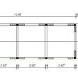 Foto van Azalp Carport Aaron 1265x380 cm