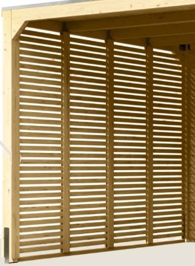 Foto van Karibu lamellen wand voor Cubus