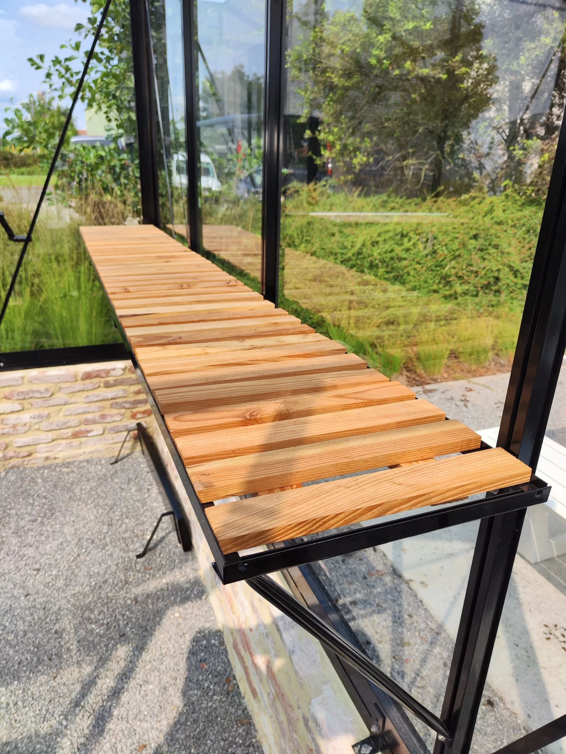 Foto van ACD Universeel schap met houten inleg (225x32cm)