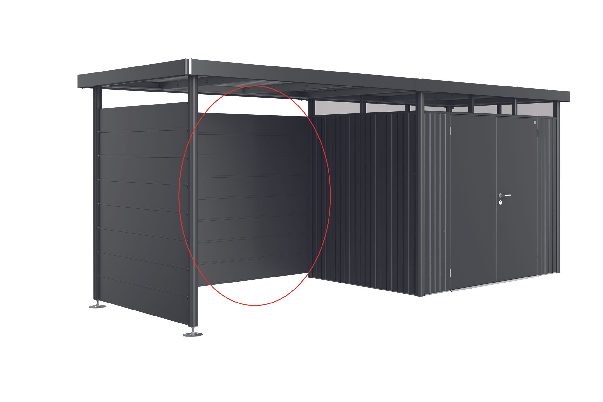 Foto van Biohort achterwand zijdak