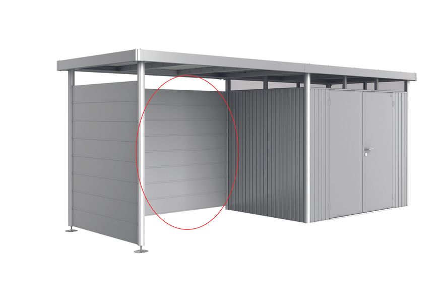 Foto van Biohort Achterwand zijdak Highline H2-H5 Zilver
