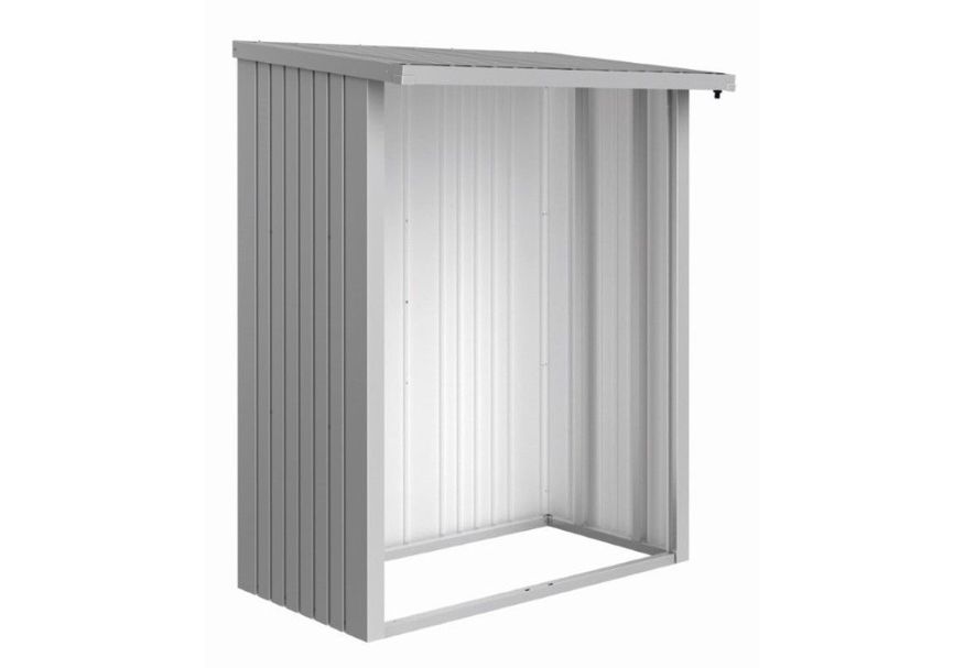 Biohort Woodstock 230 achterwand zilver metallic Foto van Biohort Woodstock 230 achterwand zilver metallic