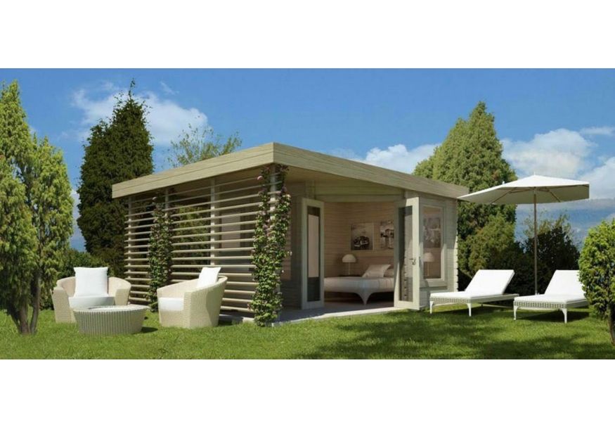 Azalp Blockhaus Alm 530x320 cm Foto von Azalp Blockhaus Alm 530x320 cm