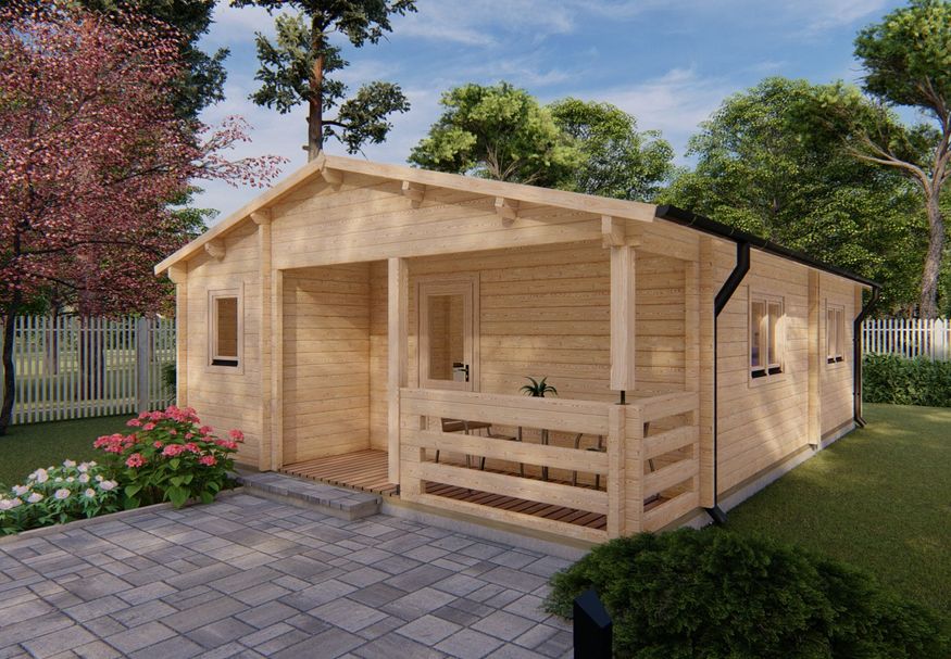 Grunland Chalet Almeria 600 x 887 cm Foto van Grunland Chalet Almeria 600 x 887 cm