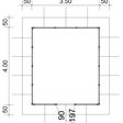 Foto von SmartShed Gartenhaus Amando 350x400 cm, 45 mm