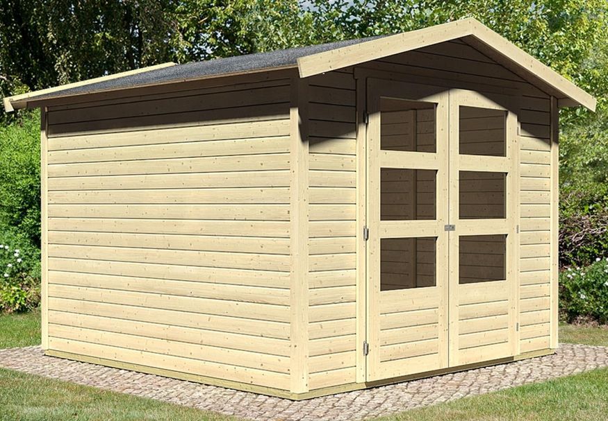 Karibu Amberg 3 Gartenhaus (82972) Foto von Karibu Amberg 3 Gartenhaus (82972)