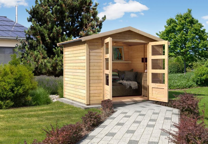 Karibu Amberg 4 Gartenhaus (82973) Foto von Karibu Amberg 4 Gartenhaus (82973)