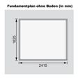 Foto von Karibu Amberg 3 Gartenhaus - Terragrau (9222)