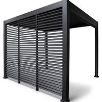 Foto van Sorara Mirador shutter wand compleet 300 cm Antraciet