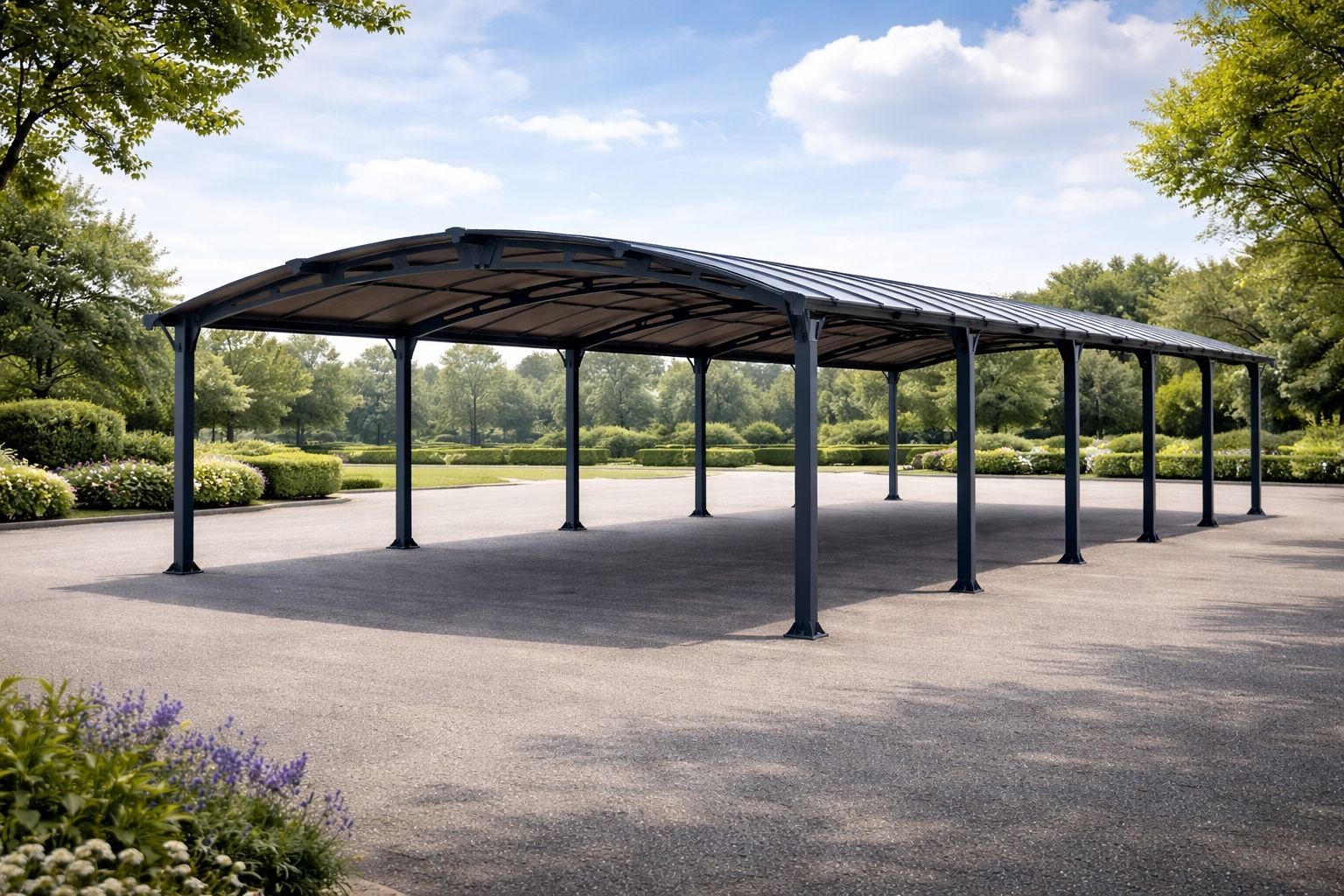 Foto van Palram - Canopia Arcadia 12700 Aluminium Carport