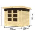 Foto von Karibu Askola 2 Gartenhaus (73059)
