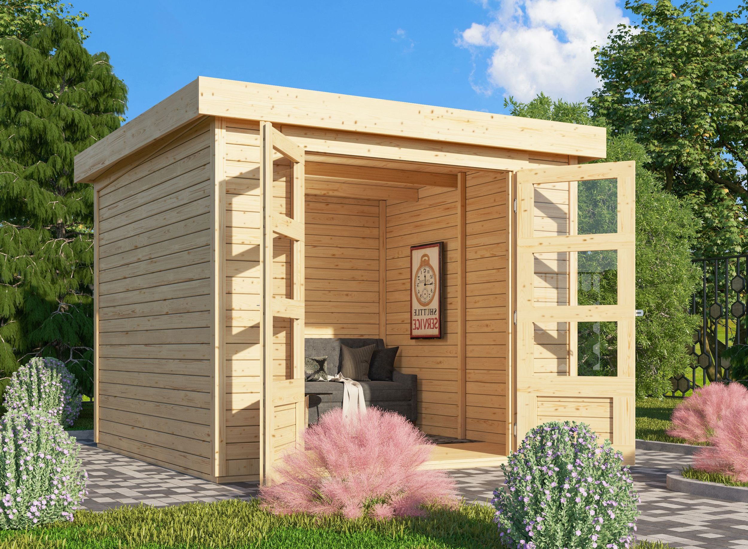 Foto van Karibu 73061 Askola 4 tuinhuis