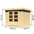 Foto van Karibu Askola 3.5 tuinhuis (77715)