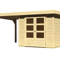 Foto van Karibu 77716 Askola 3.5 tuinhuis met luifel