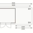 Foto van Karibu Askola 4 tuinhuis met overkapping 240 cm - zij en achterwand (77732)
