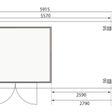 Foto van Karibu Askola 4 tuinhuis met overkapping 280 cm (77733)