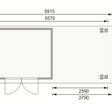 Foto van Karibu Askola 5 tuinhuis met overkapping 280 cm (77736)