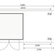 Foto van Karibu Askola 3 tuinhuis met overkapping 280 cm - zij en achterwand (77727)