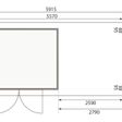 Foto van Karibu Askola 4 tuinhuis met overkapping 280 cm - zij en achterwand (77734)