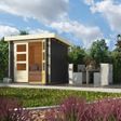 Foto von Karibu Askola 2 Gartenhaus - Terragrau (82901)