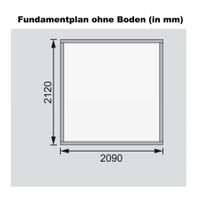 Foto der Karibu 73059 Askola 2 Gartenhaus - Gestrichen