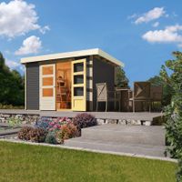 Foto van Karibu 91430 Askola 4 tuinhuis terragrijs