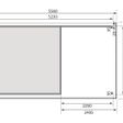 Foto van Karibu Askola 6 Tuinhuis met overkapping 240 cm - achterwand - terragrijs (23505)