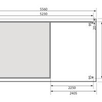 Foto der Karibu 23505 Askola 6 blockhaus mit veranda terragrau
