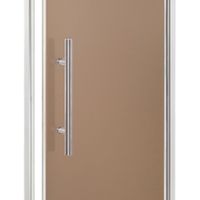 Foto der Hot Orange Dampfbadtür Au Lux 70x210 cm matt bronze